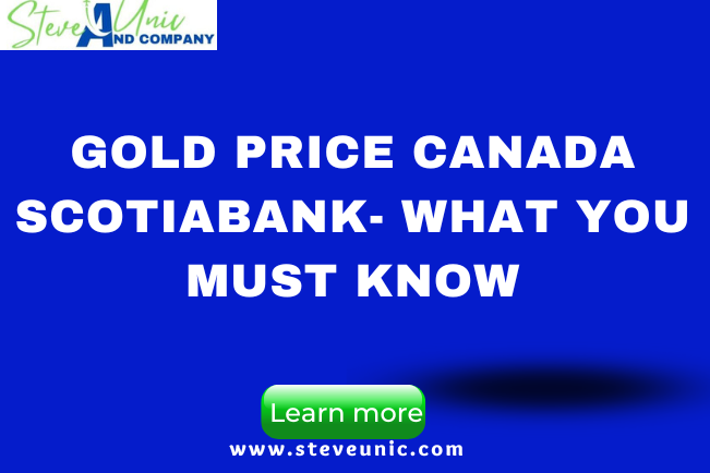 Gold Price Canada Scotiabank