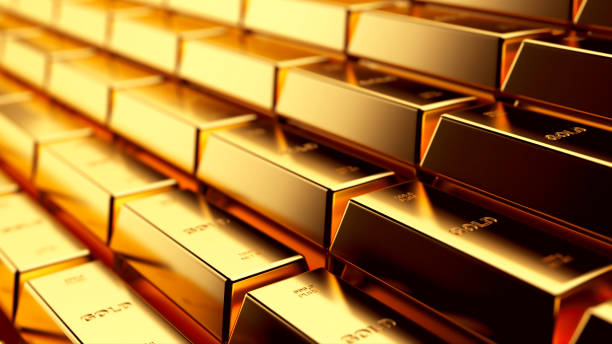 Gold Gold bars close up Gold Banking  stock pictures, royalty-free photos & images